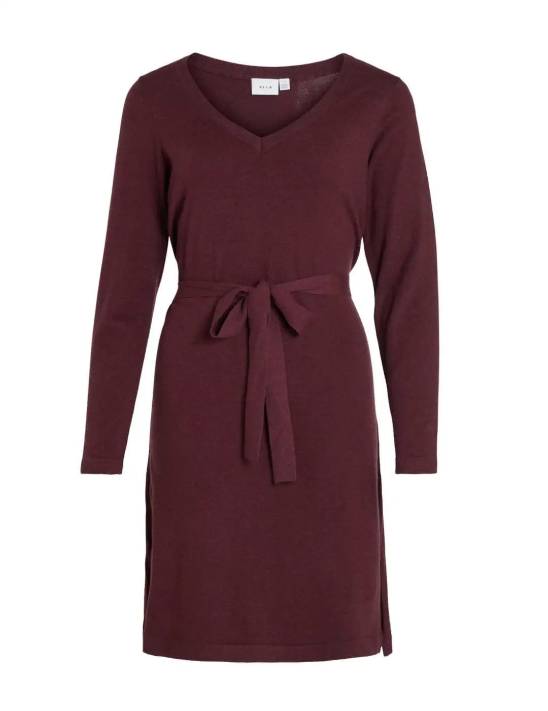 Knitted Long Sleeve Women Short Dress