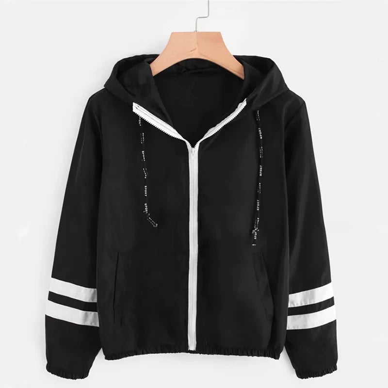 Hooded Windbreaker Jacket