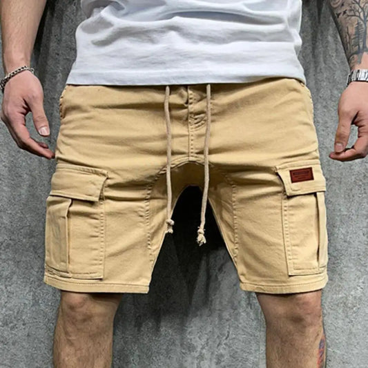 Solid Cargo Shorts