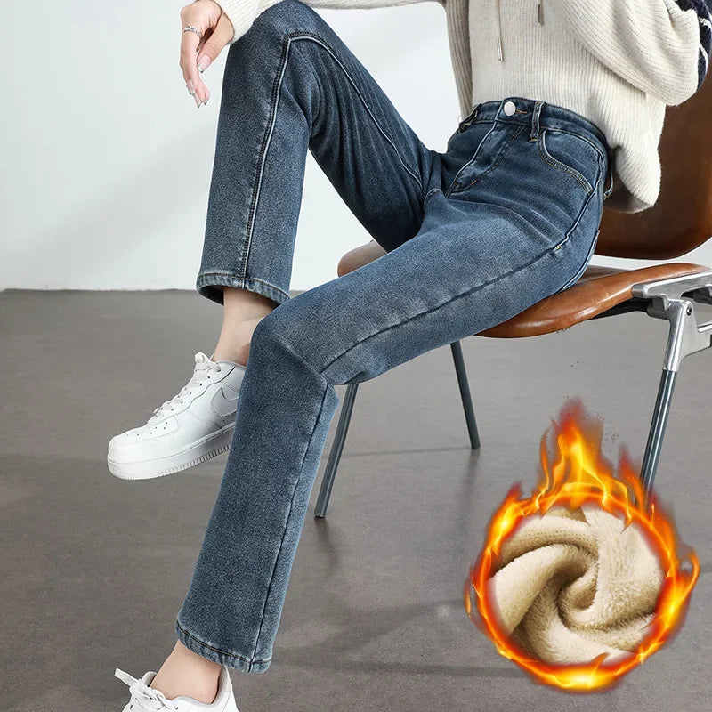 Fleece Warm Jeans