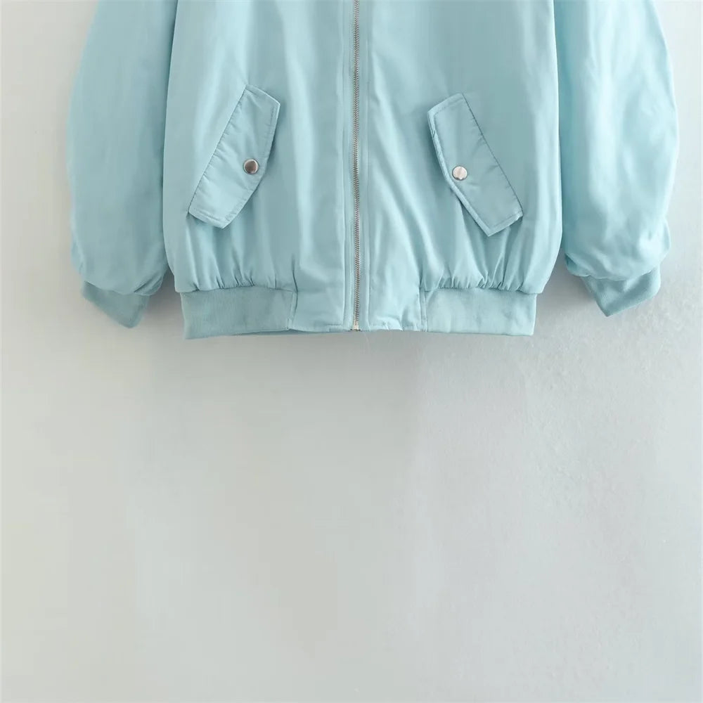 Solid Loose Fit  Jacket