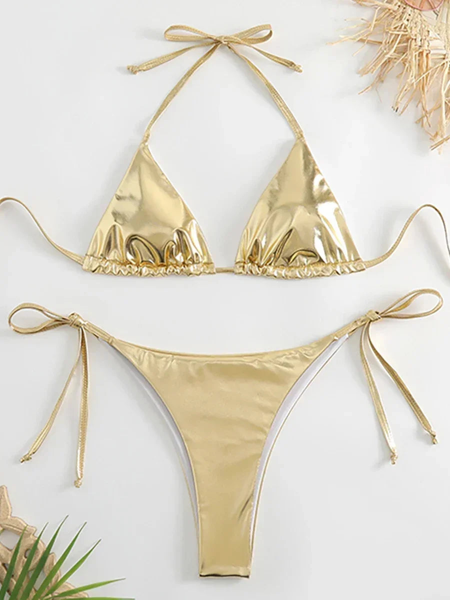 Metallic  Bikinis