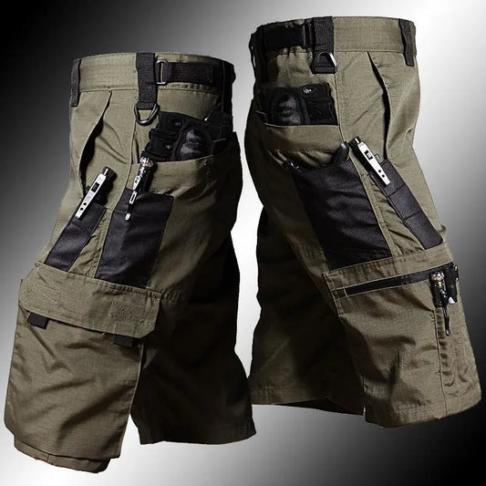 Military Green Pants Short