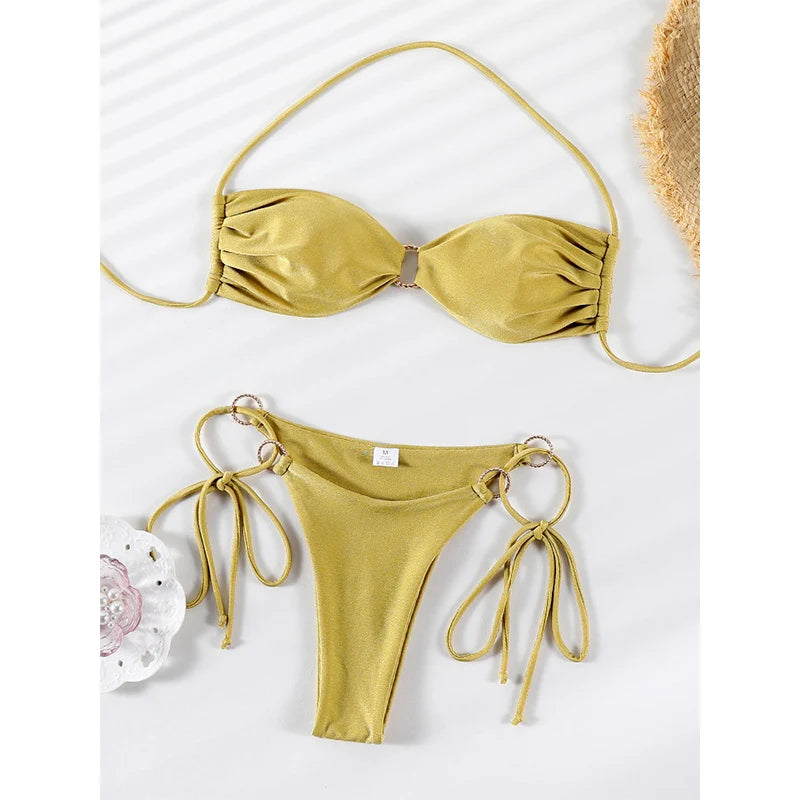 Push Up Halter Bikini