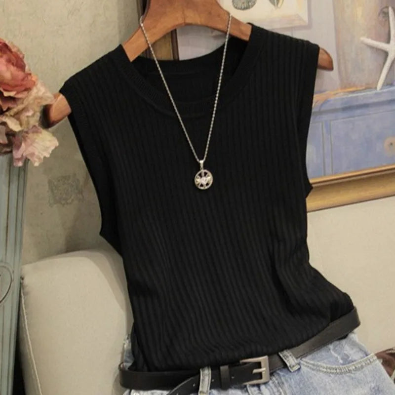 Sleeveless Blouse Shirt