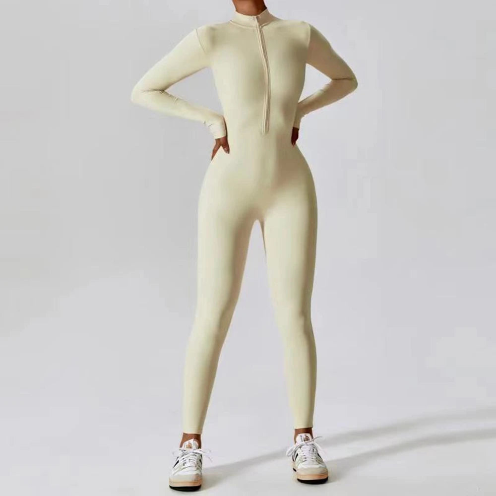 Long Sleeve Yoga Jumpsuits