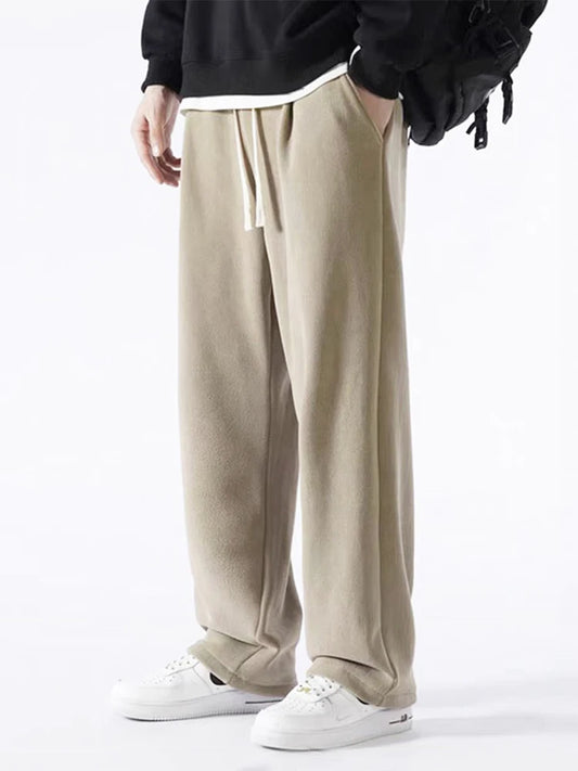 Thick Straight Loose Pants