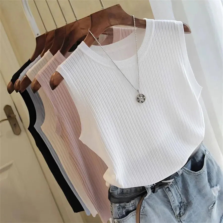 Sleeveless Blouse Shirt