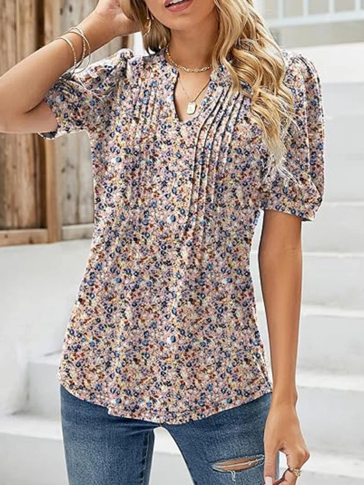 Tunic V Neck Shirts