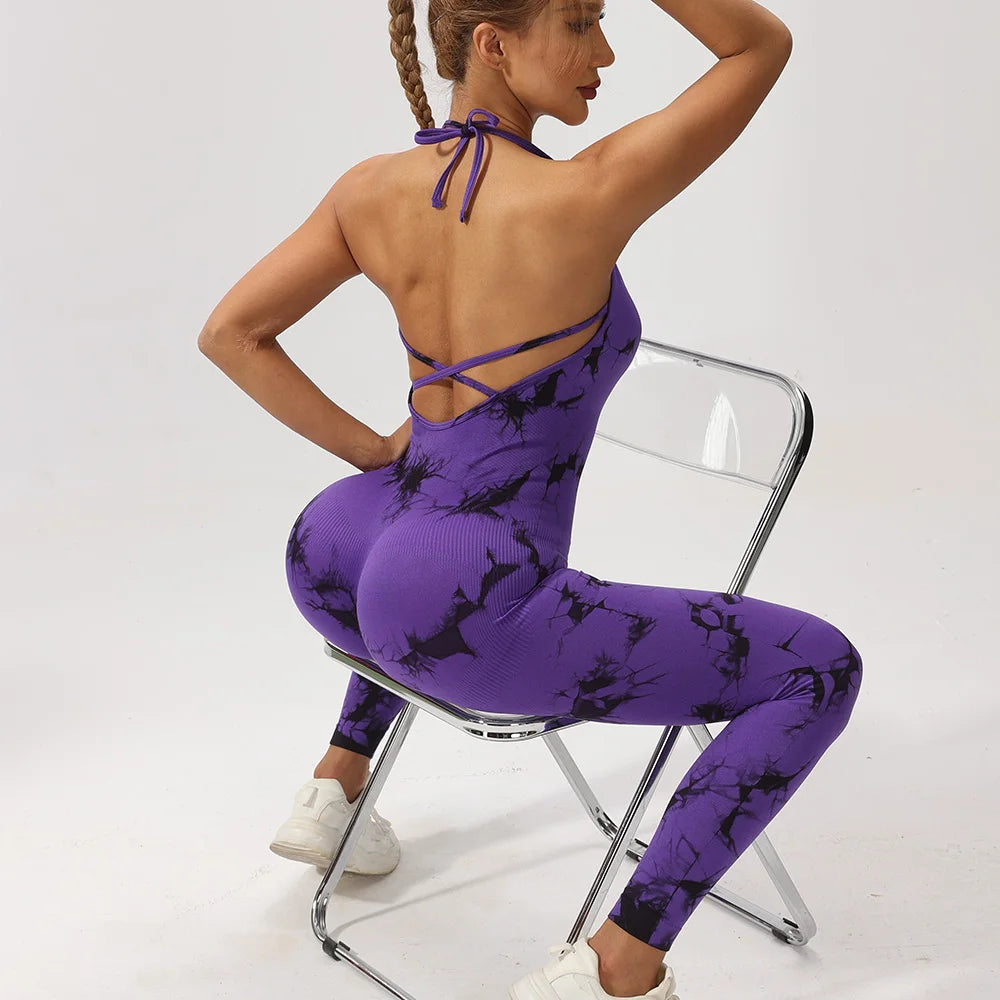 Backless Yoga Jumpsuits