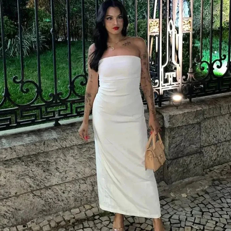 white long Dress