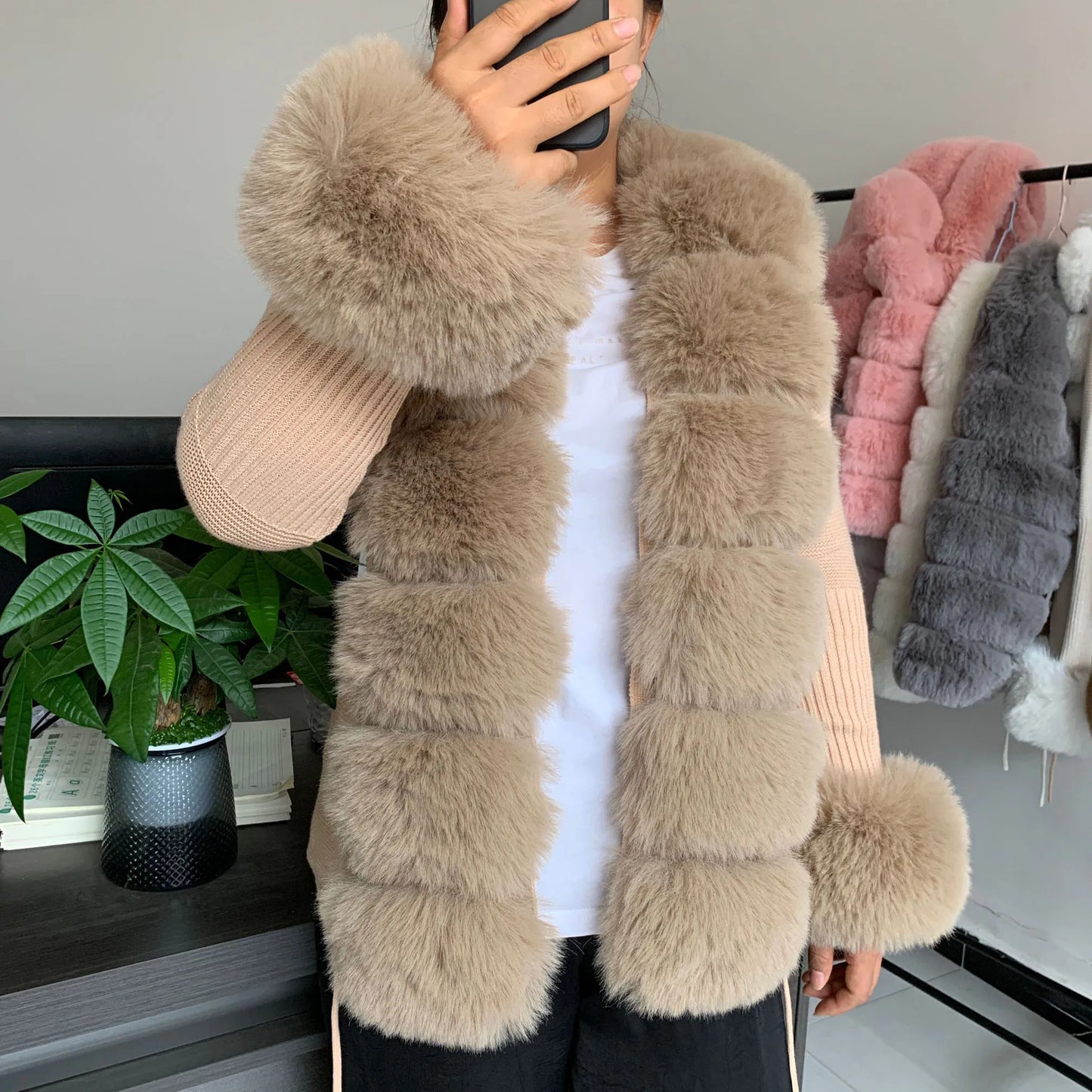 Faux Fur Jacket