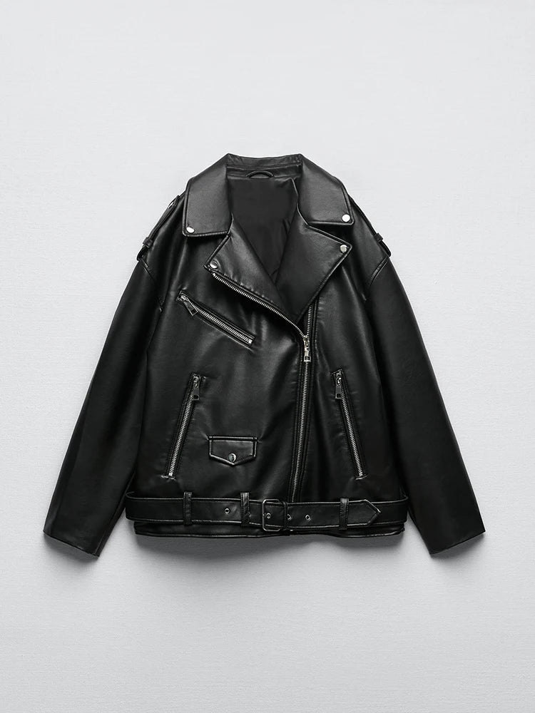 Faux Leather Jacket