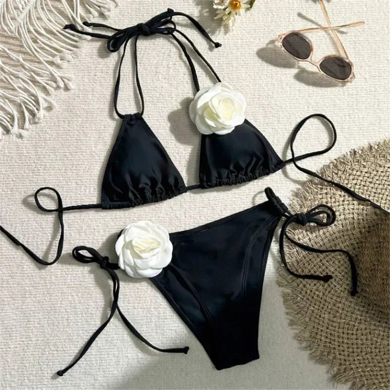 Black Triangle Bikinis