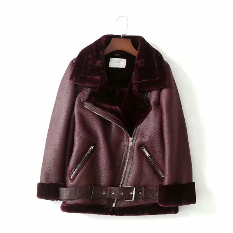 Fur Integrated  Jacket