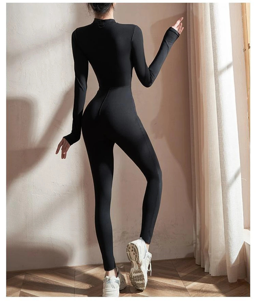 Long Sleeve Yoga Jumpsuits