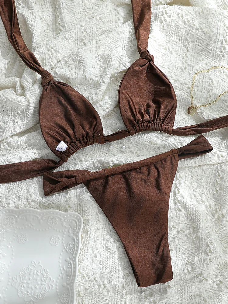 Brazilian 2-Piece Folds Bikinis