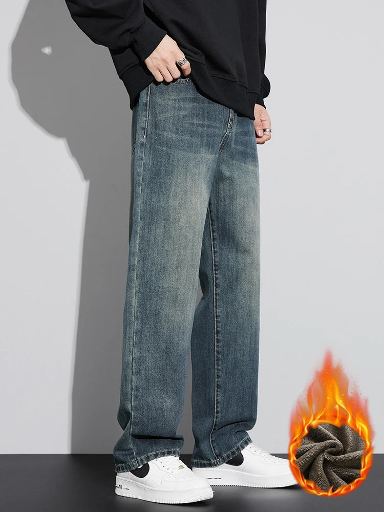 Wide Leg Denim Pants