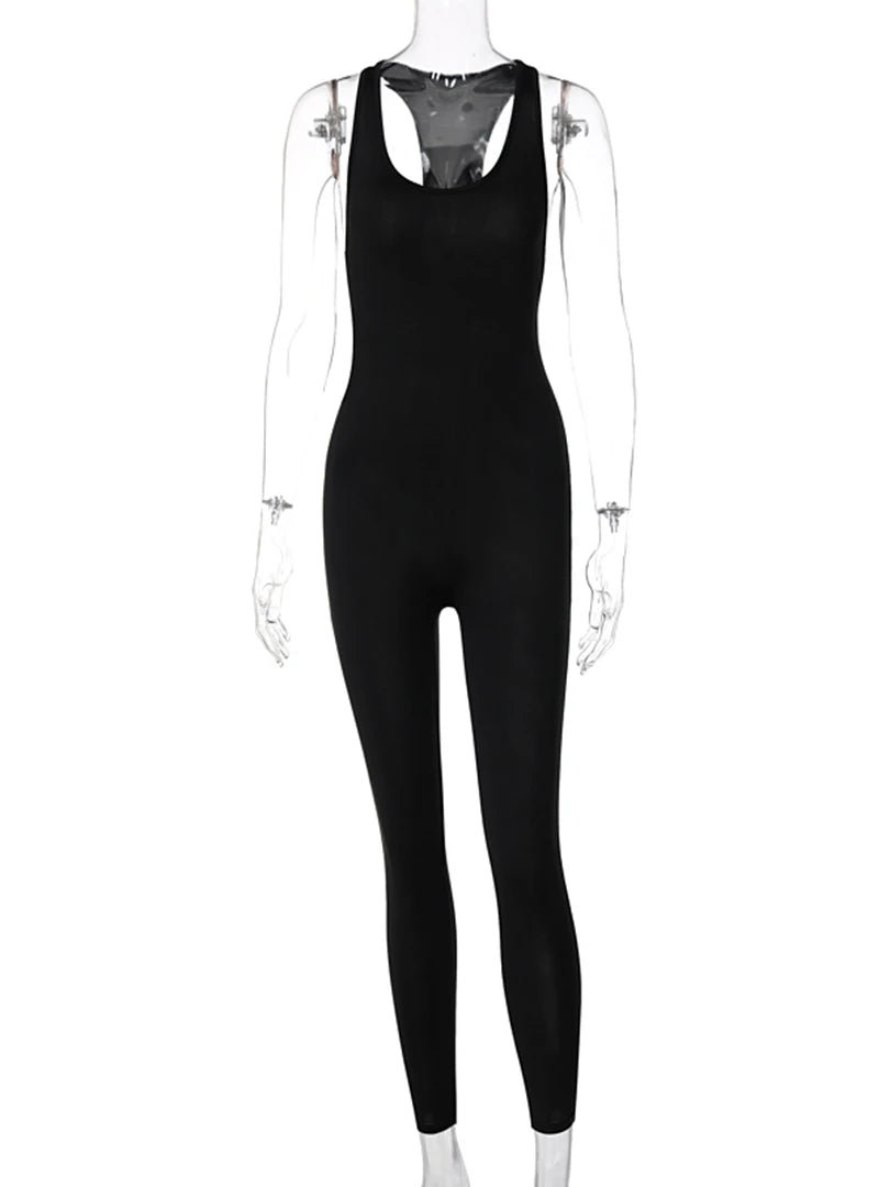 Sleeveless Bodycon Jumpsuit