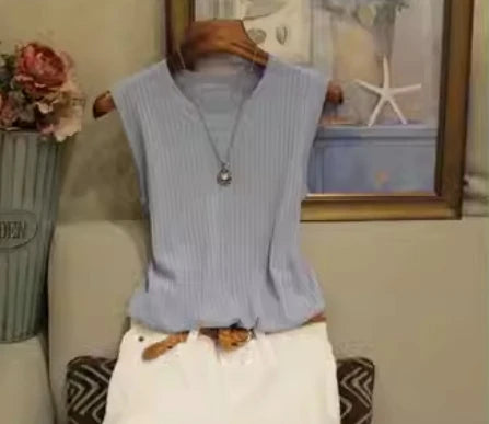 Sleeveless Blouse Shirt