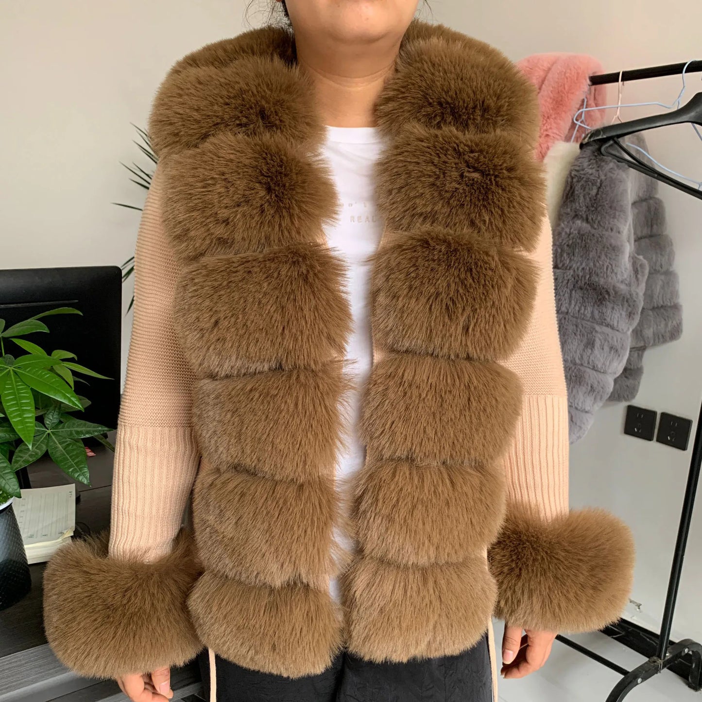 Faux Fur Jacket