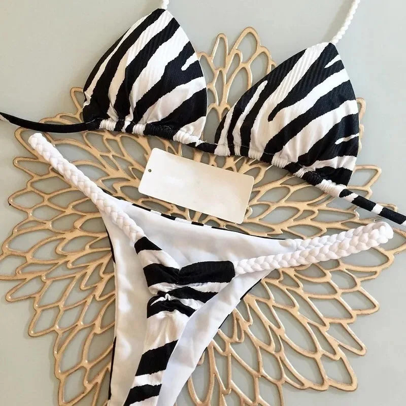 Split Print  Bikini