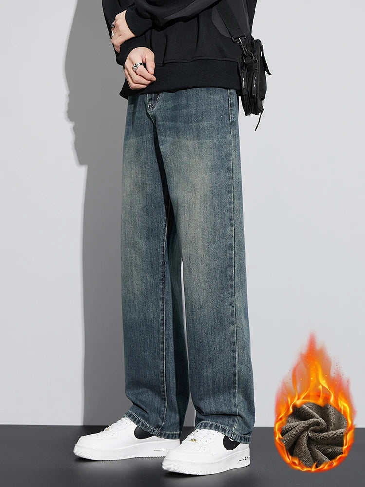 Wide Leg Denim Pants