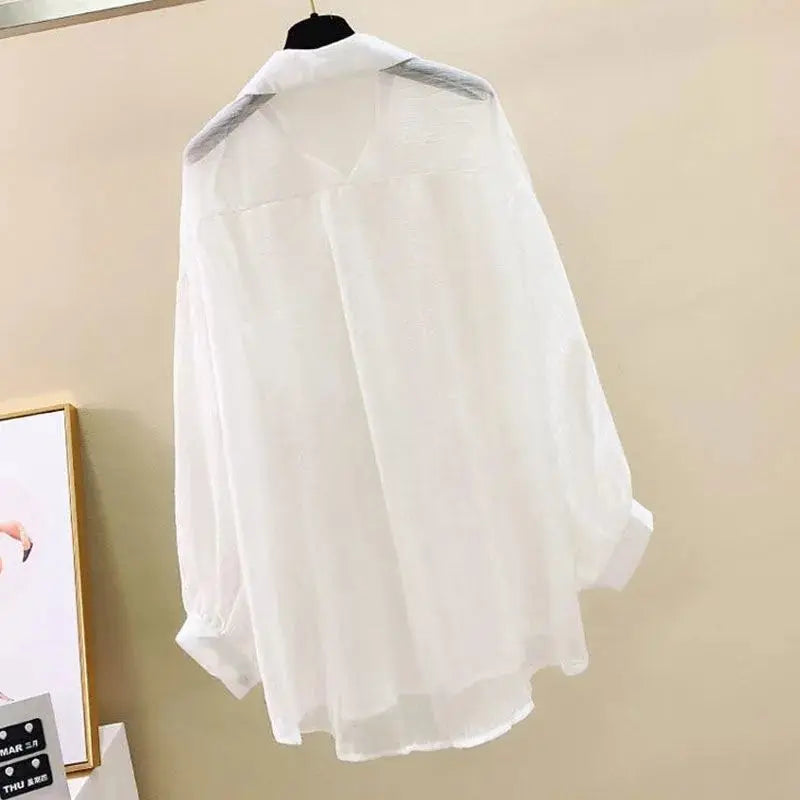 Elegant Thin Chiffon Shirts