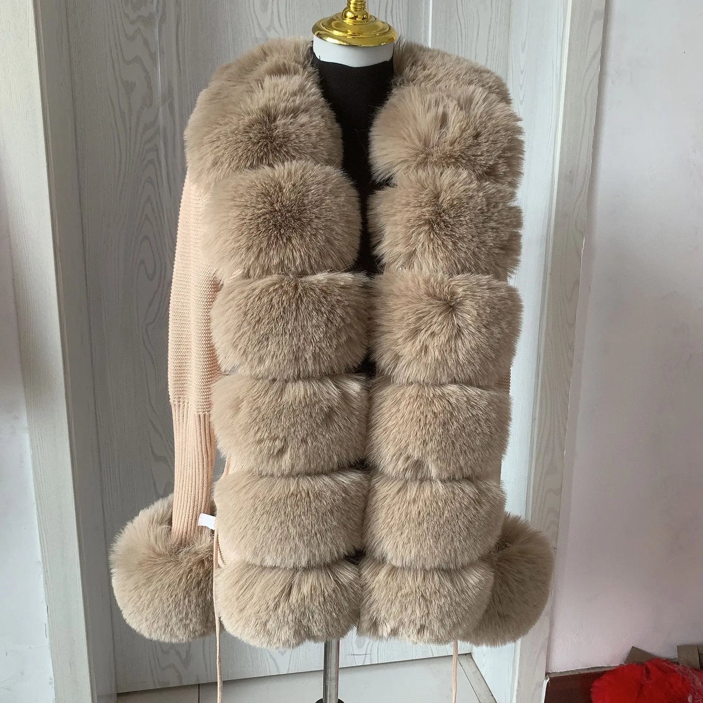 Faux Fox Fur Jacket