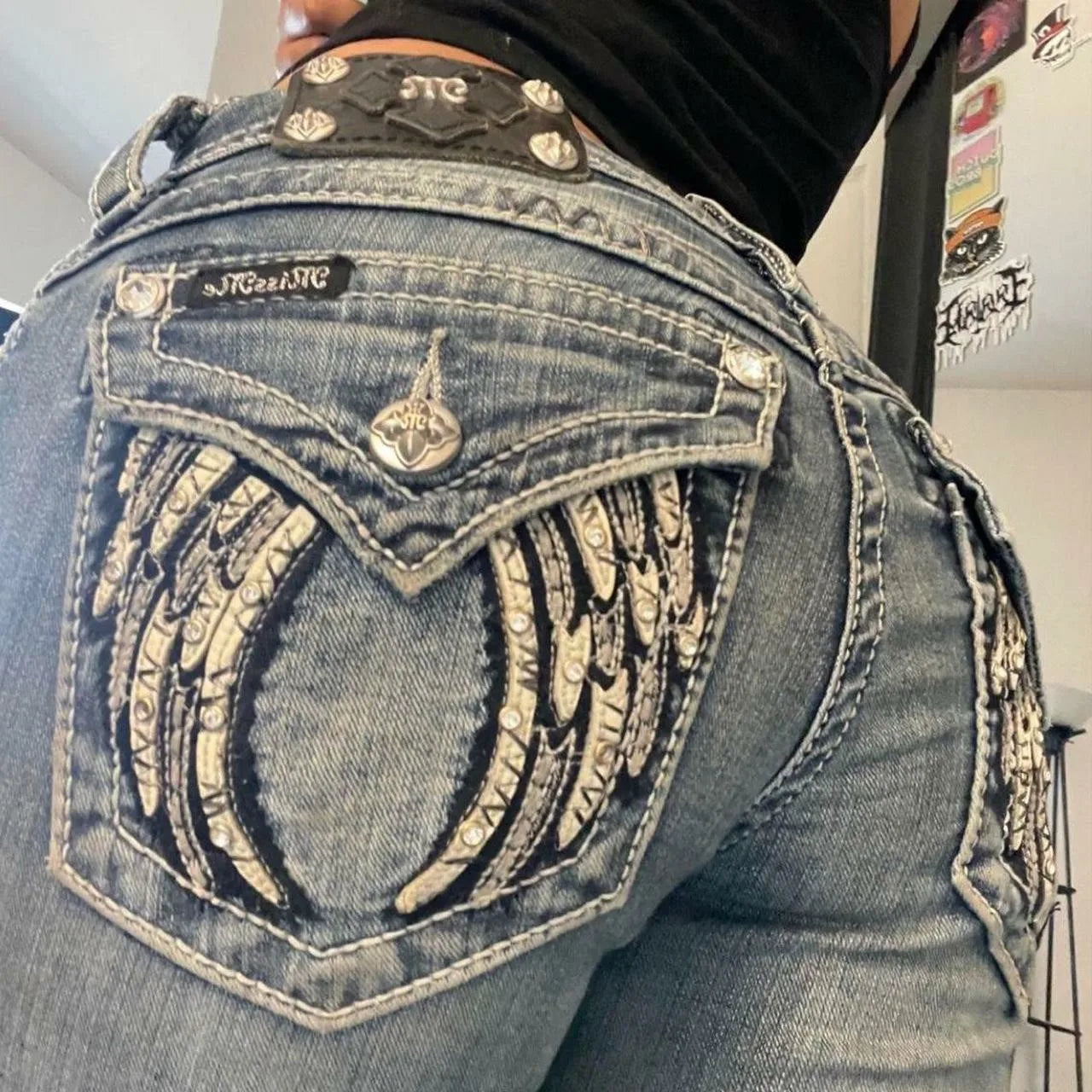 Waist Bootcut Jean Wings