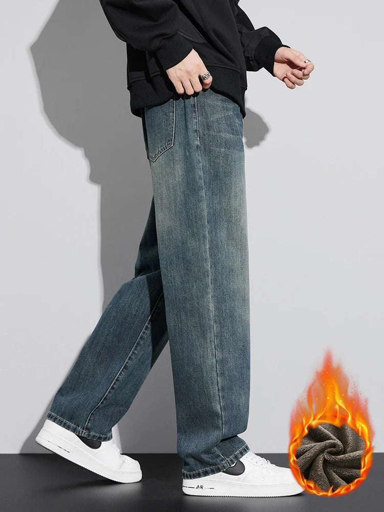 Wide Leg Denim Pants