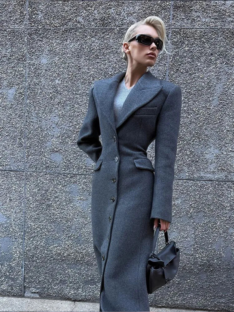 Long Woolen Jacket