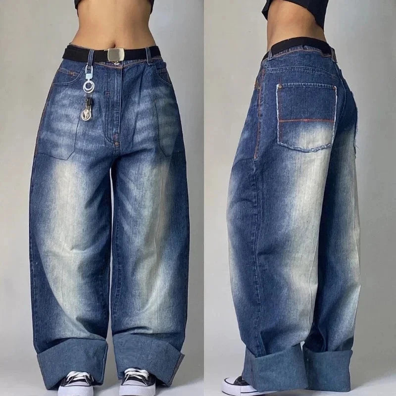 Washed Baggy Pants