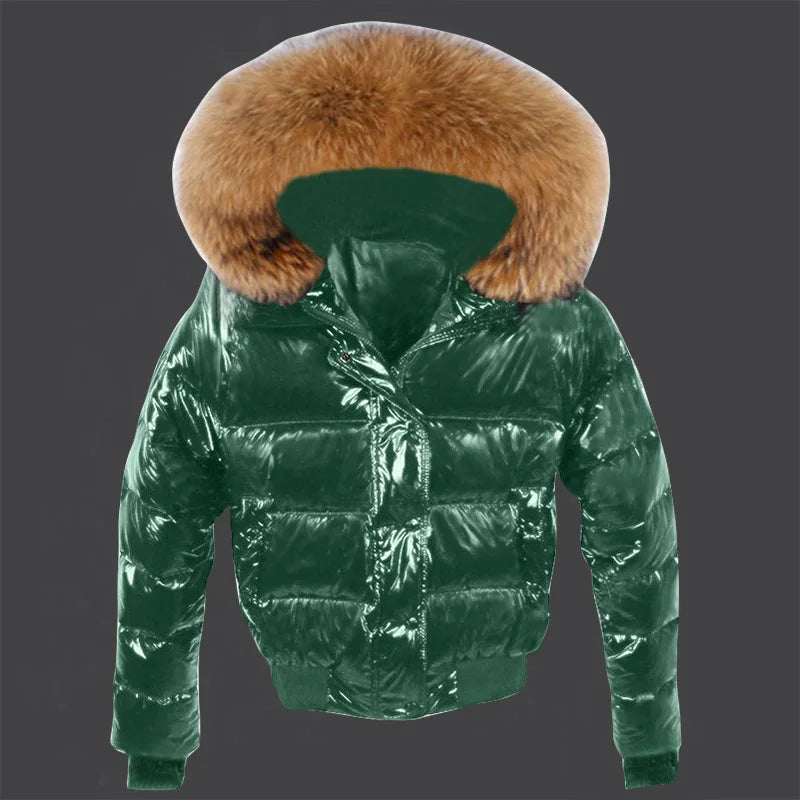 Fur Hooded Waterproof Jacket