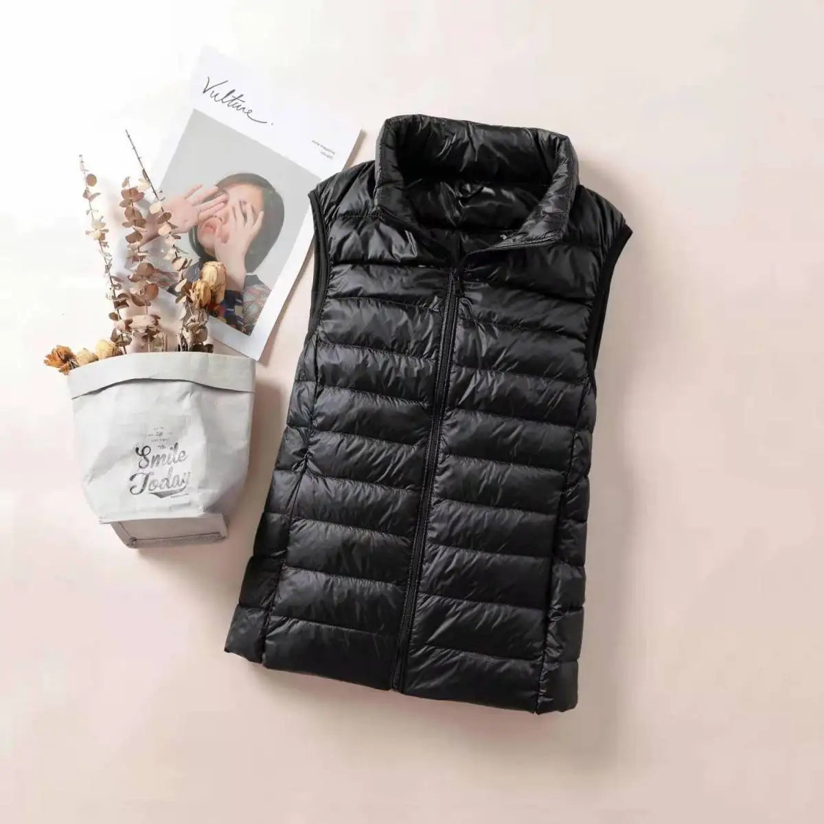 Slim Sleeveless Jacket