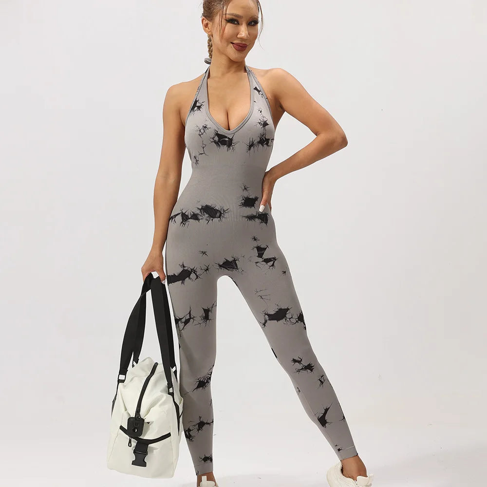 Backless Yoga Jumpsuits