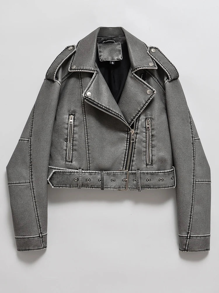 Vintage Faux Leather Jacket