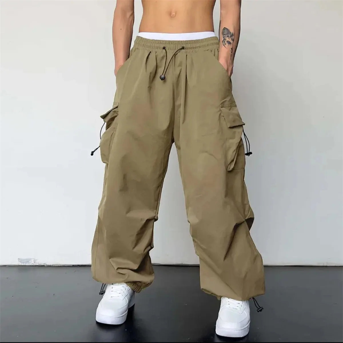 Multi Pocket Baggy Pants