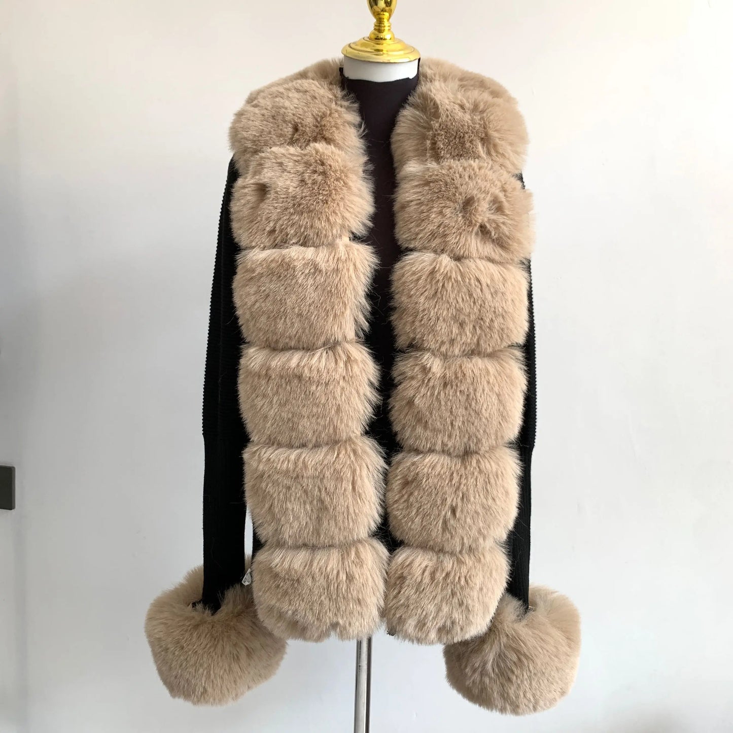 Faux Fox Fur Jacket