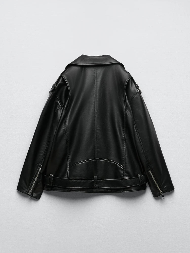 Faux Leather Jacket