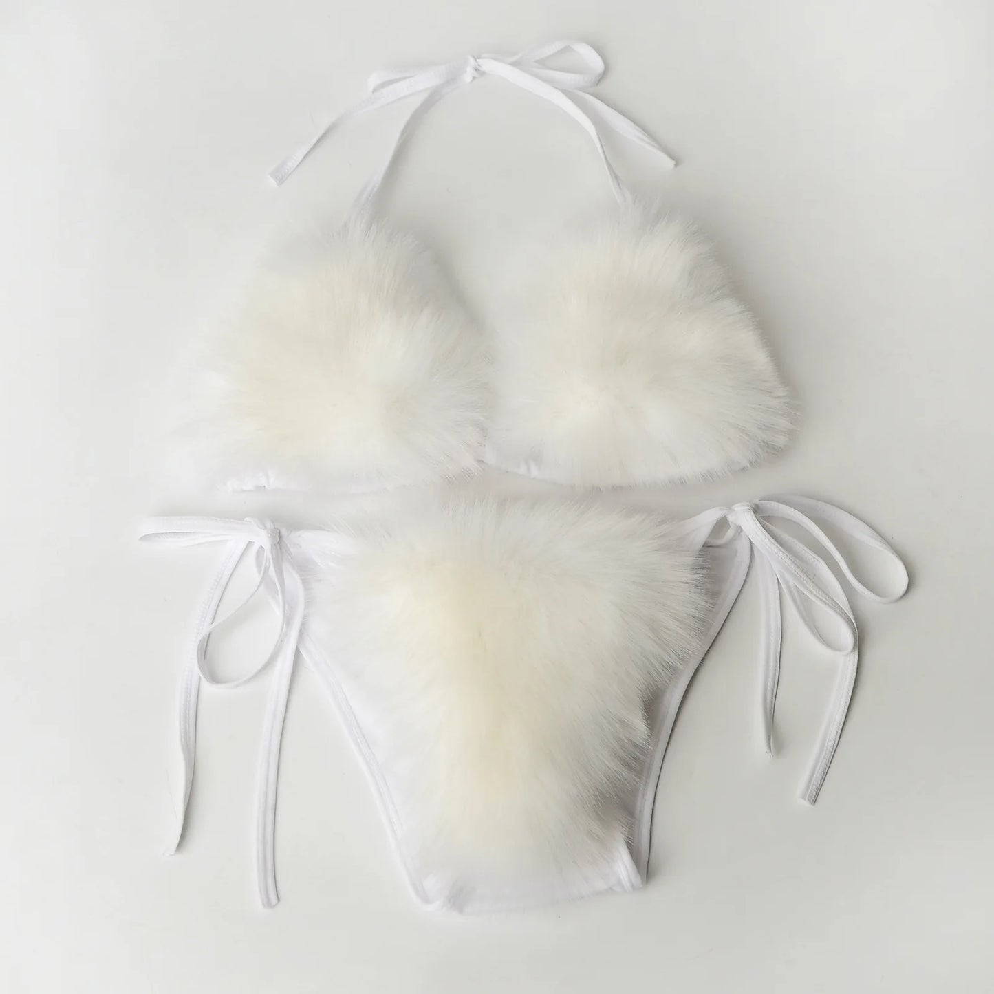 Plush Fur Bikinis