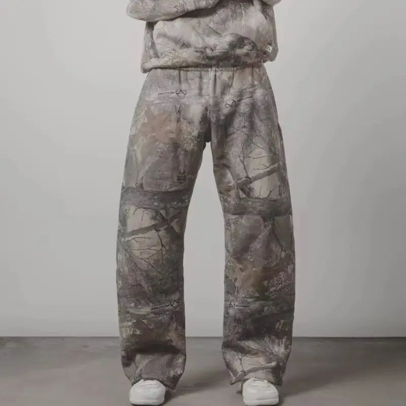 Pattern Baggy Pants