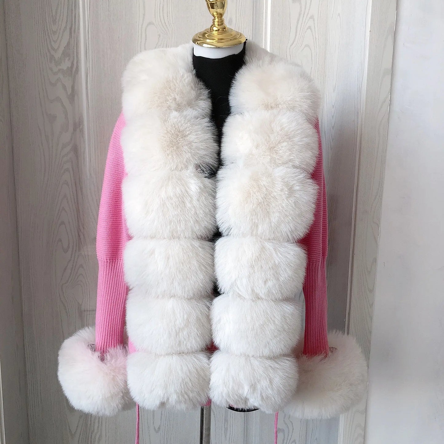 Faux Fox Fur Jacket