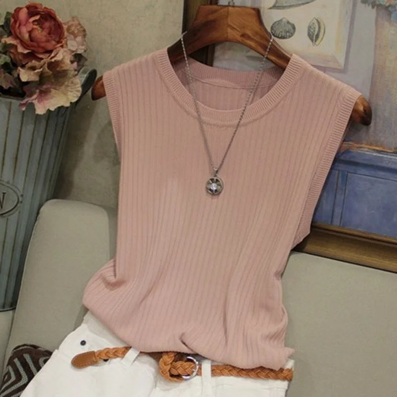 Sleeveless Blouse Shirt