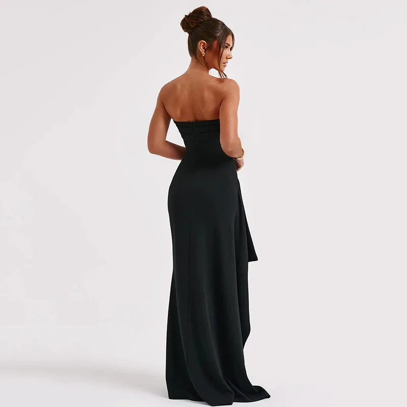 Strapless Backless Dress