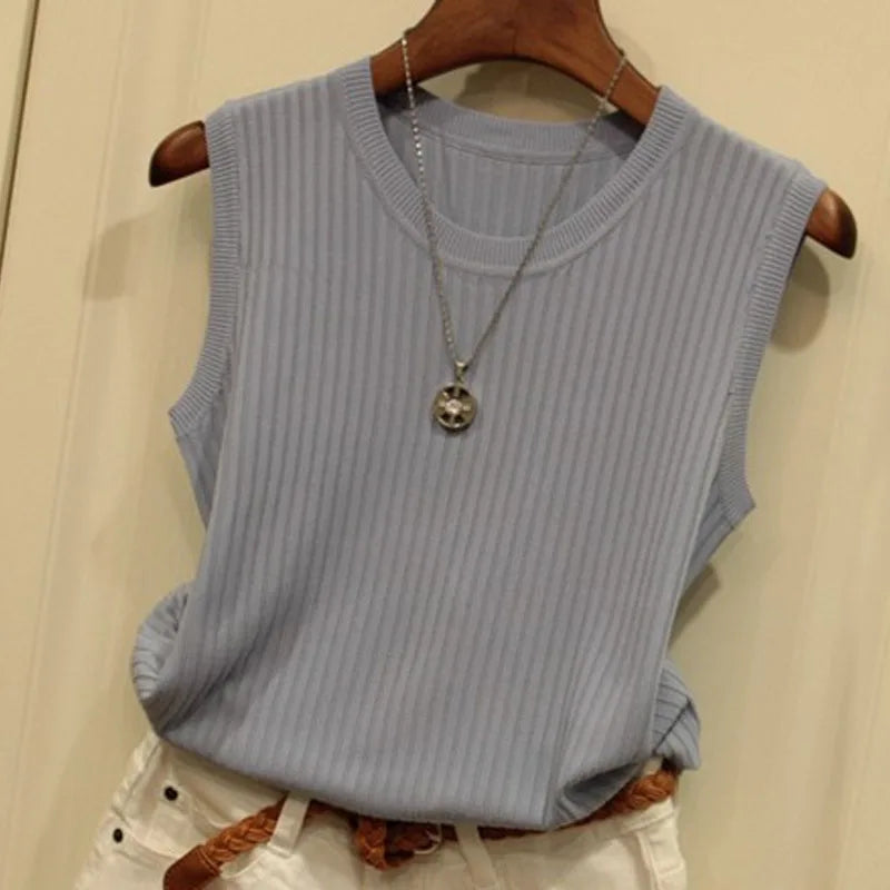 Sleeveless Blouse Shirt