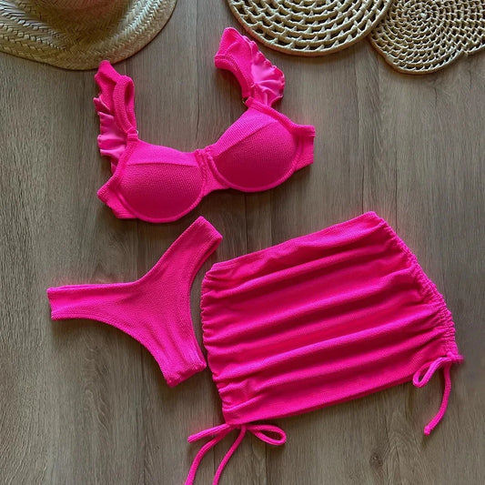 Solid Low Waist Bikini