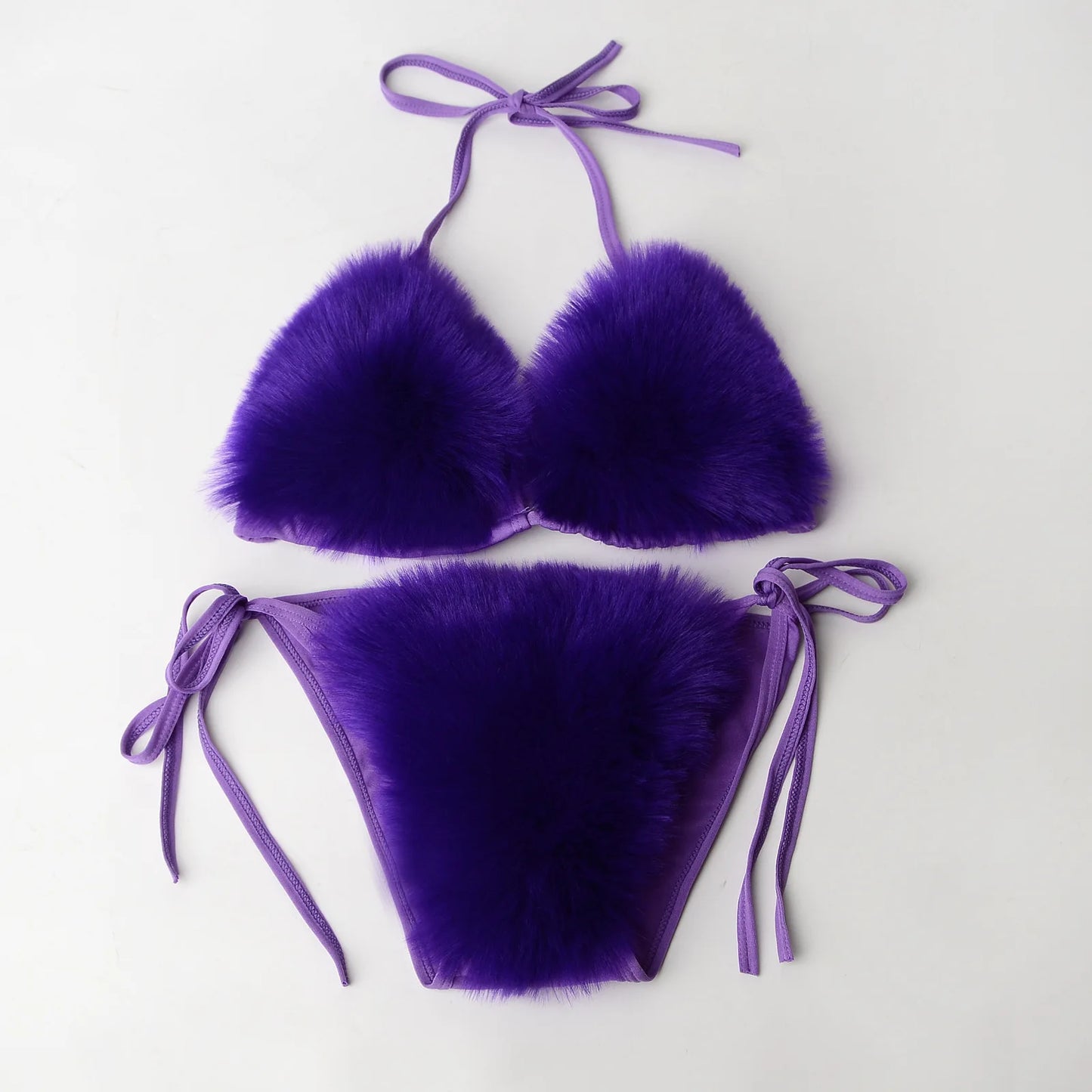 Plush Fur Bikinis