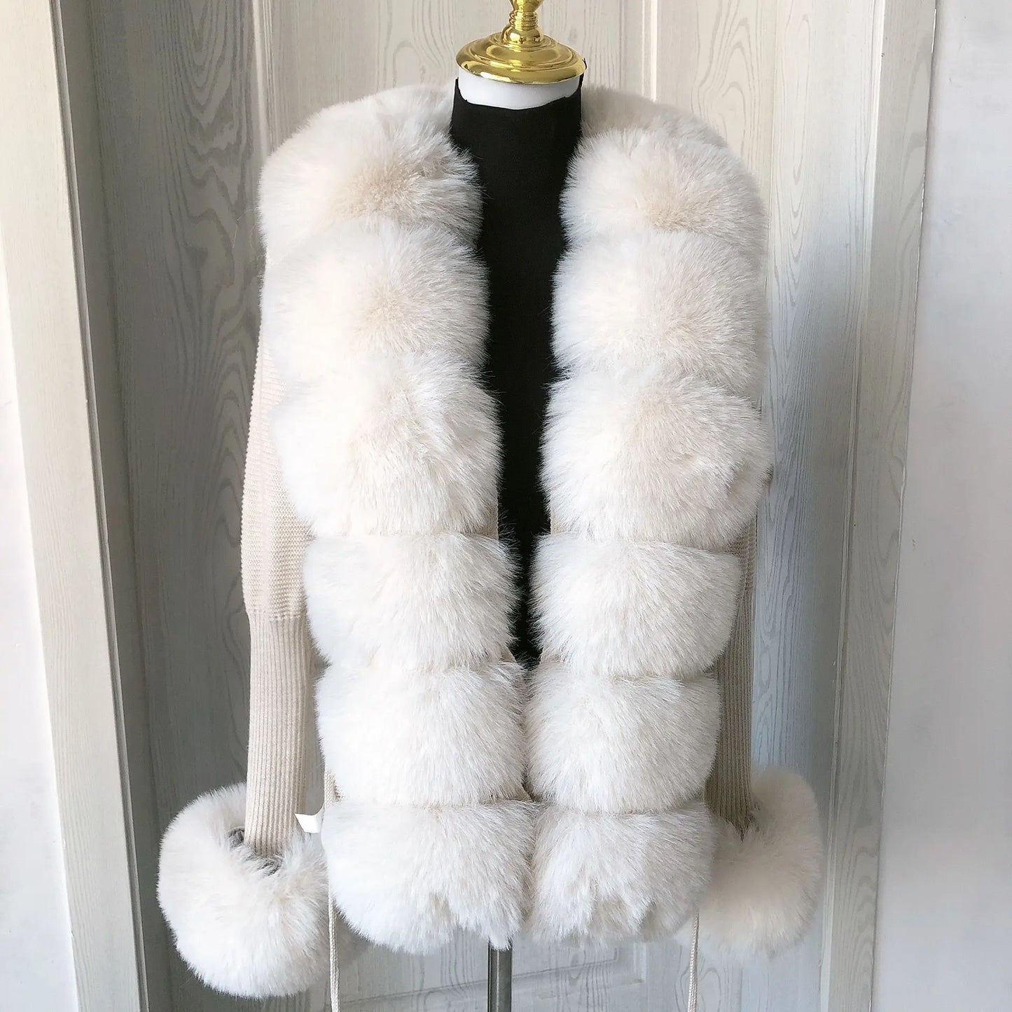 Faux Fox Fur Jacket