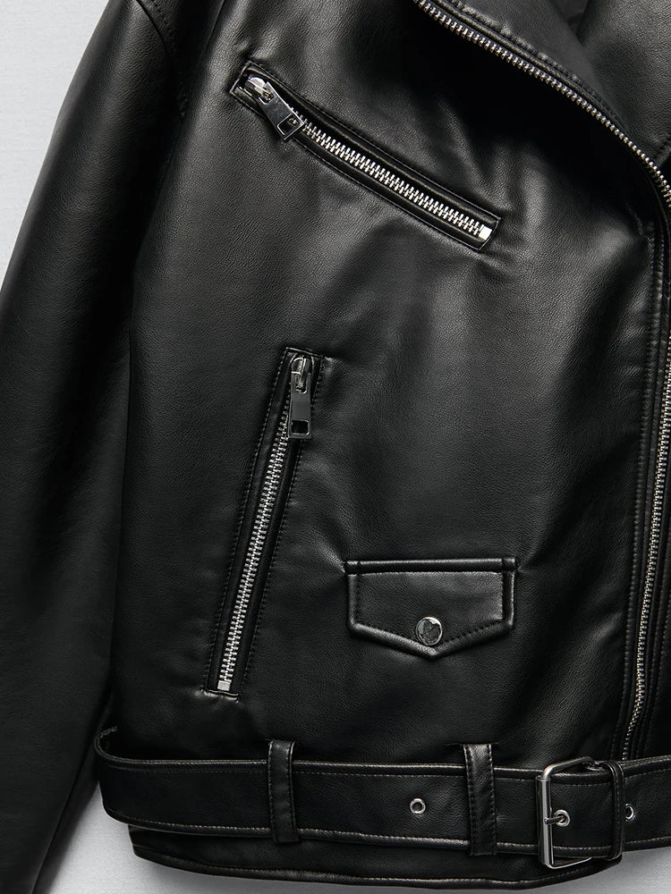 Faux Leather Jacket